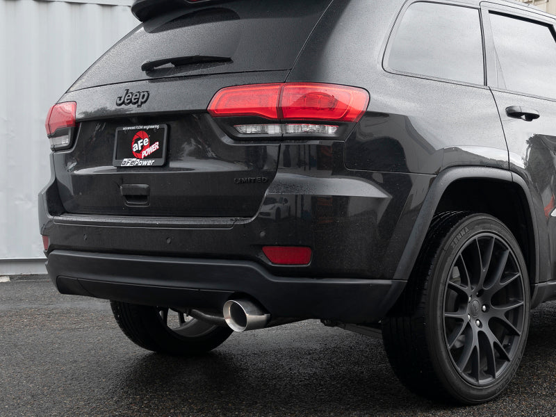 AFE MACH Force Cat-Back Exhaust System (w/Polished Tip): Jeep Grand Cherokee 3.6L V6 2014 - 2021