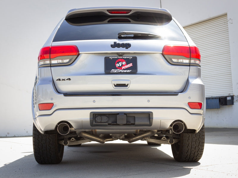 AFE Vulcan Cat-Back Exhaust System (w/Polished Tips): Jeep Grand Cherokee 3.6L V6 (2014-2021) & 5.7L Hemi (2011-2021)