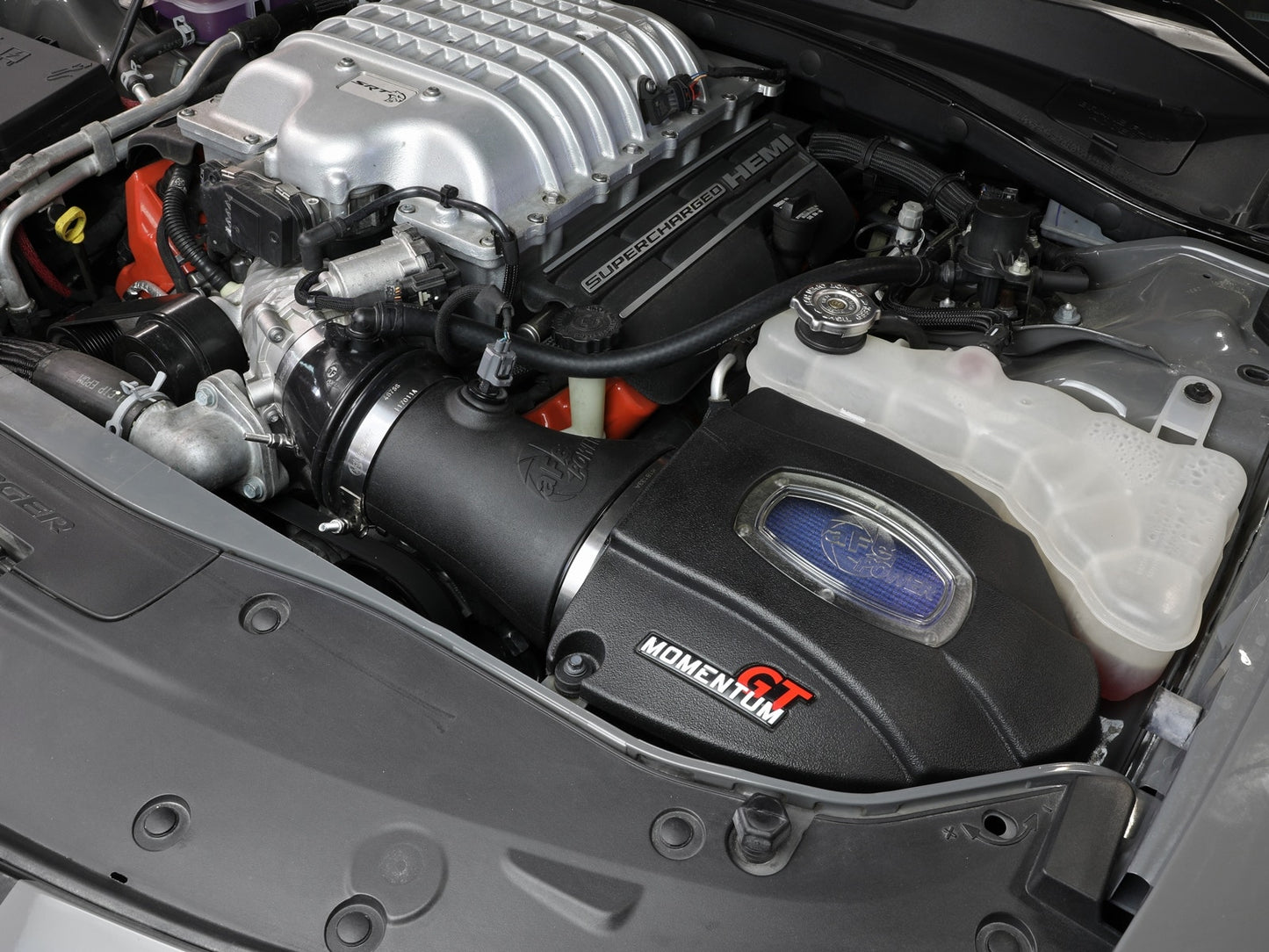 AFE Momentum GT Cold Air Intake: Dodge Challenger / Charger Hellcat 6.2L 2017 - 2023