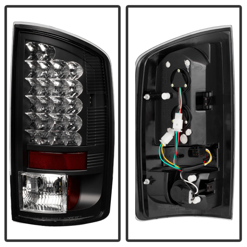 Spyder Black LED Tail Lights: Dodge Ram 2002 - 2006 (All Models)