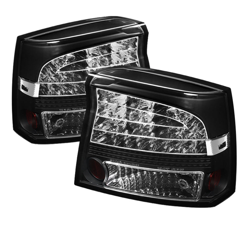 Spyder Black LED Tail Lights: Dodge Charger 2009 - 2010