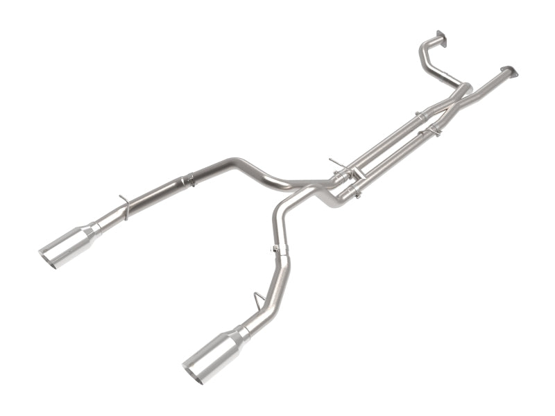 AFE Vulcan Exhaust System (Polished Tips): Ram 6.2L 1500 TRX 2021 - 2024