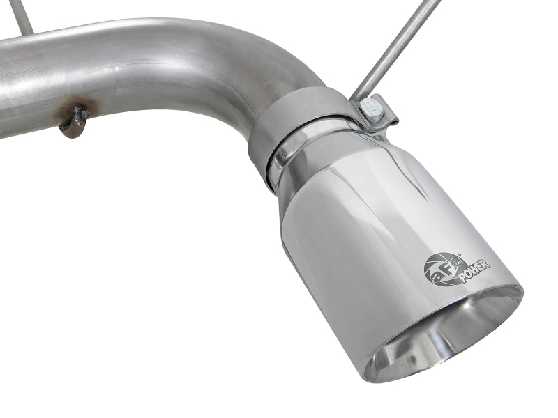 AFE MACH Force Cat-Back Exhaust System (w/Polished Tip): Jeep Grand Cherokee 3.6L V6 2014 - 2021