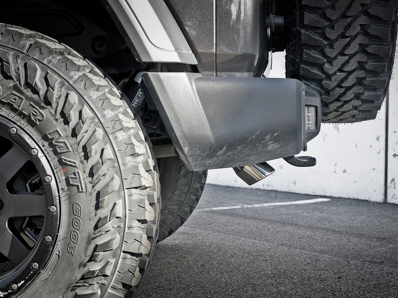 AFE MACH Force-Xp Hi-Tuck Axle-Back Exhaust System (Polished Tip): Jeep Wrangler JL 2018 - 2025 (2.0L I4 / 3.6L V6)