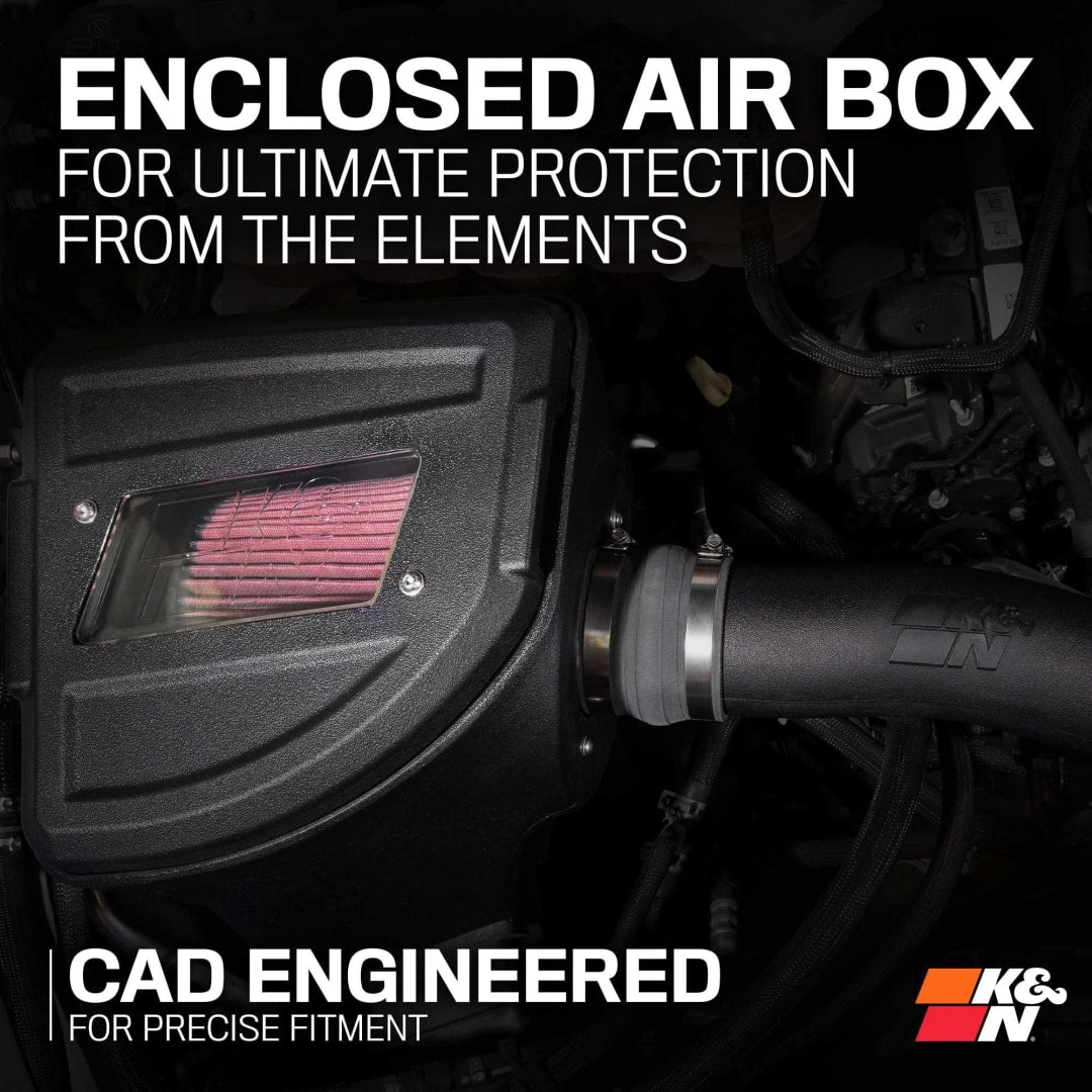 K&N 63 Series Cold Air Intake: Ram 1500 3.6L V6 2020 - 2025