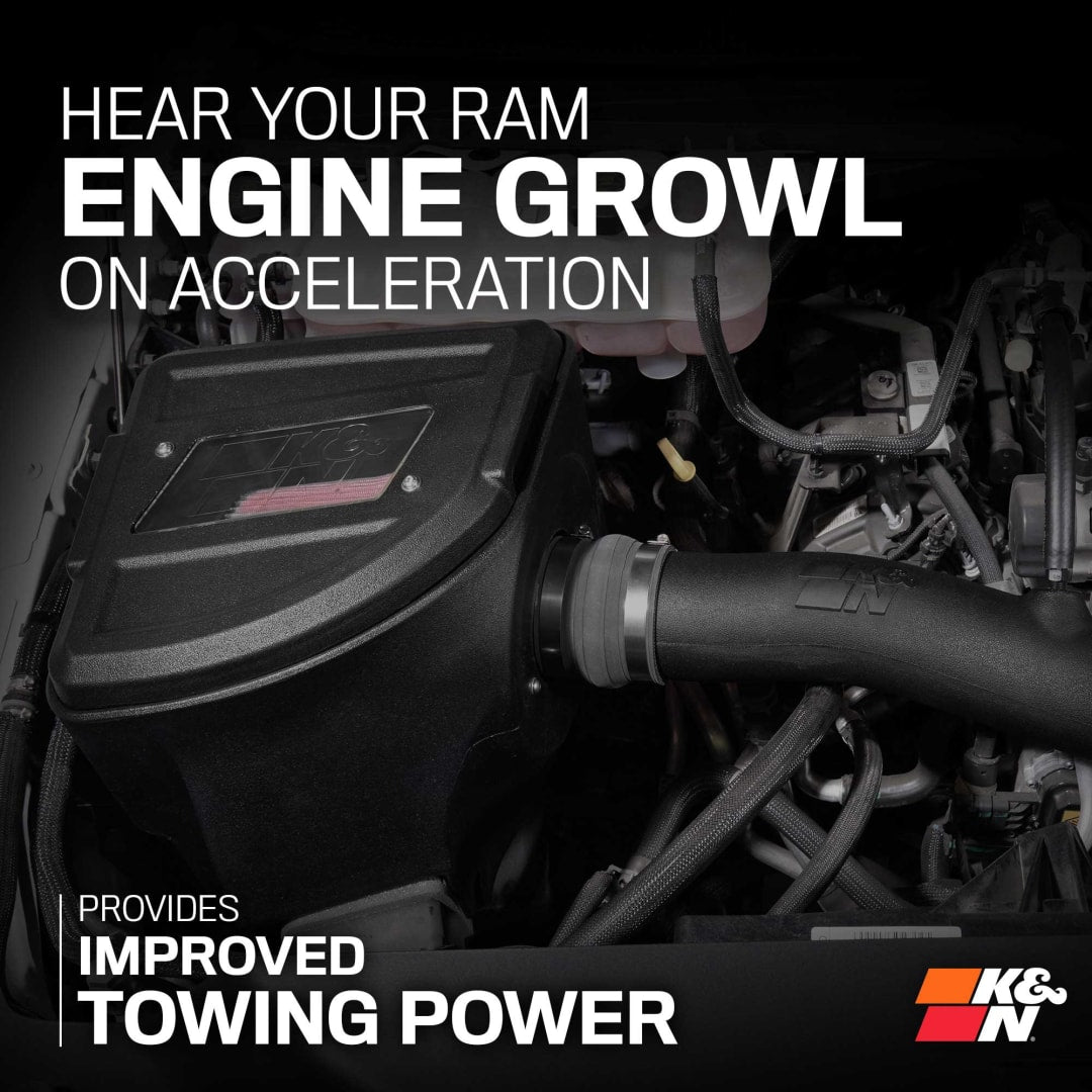 K&N 63 Series Cold Air Intake: Ram 1500 3.6L V6 2020 - 2025
