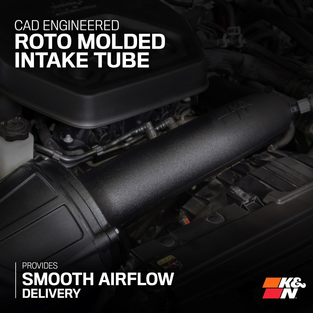 K&N 63 Series Cold Air Intake: Jeep Wrangler 4xE 2.0L Turbo 2024