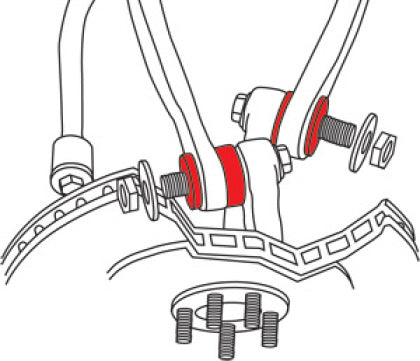 SPC Adjustable Rear Camber Kit: Dodge Challenger 2008 - 2023