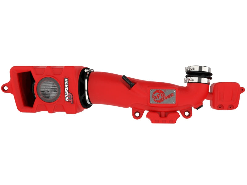 AFE Momentum GT Cold Air Intake System (Red w/Pro DRY S Filter): Jeep Gladiator (2020-2025) / Wrangler (2018-2025) 3.6L V6
