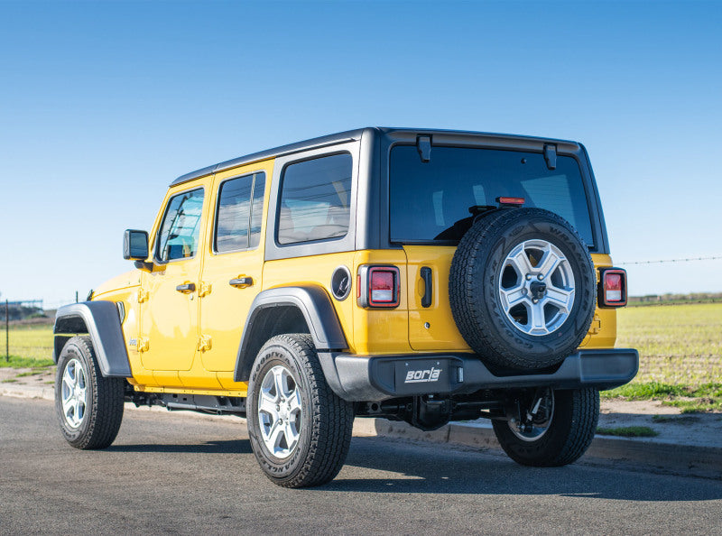 Borla S-Type Climber Cat-Back Exhaust System (Turn Down Exit): Jeep Wrangler JL 3.6L V6 2018 - 2025