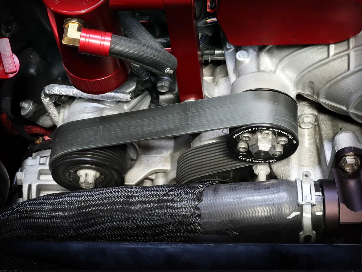 AFE Supercharger Power Pulley Kit (w/Hub 2.50 IN): Dodge Challenger / Charger 6.2L Hellcat 2015 - 2023