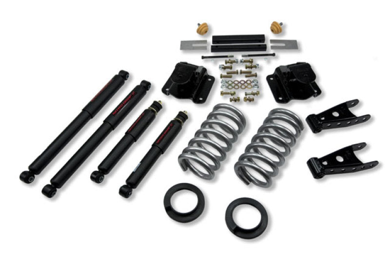Belltech Lowering Kit 2" Or 3" F 4" R drop With ND Shocks: Dodge Ram V8 (Extended Cab Auto Trans) 1994 - 1999