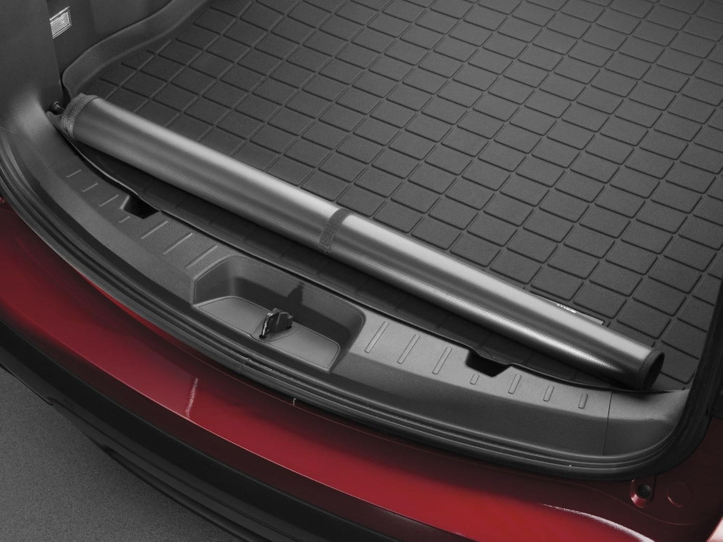 WeatherTech Cargo Liner (Black): Jeep Grand Cherokee 2022 - 2025 (w/ 2 Rows, Carpeted Wheel Well)