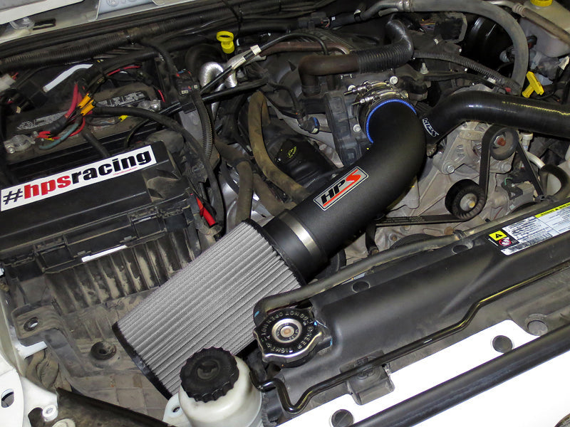 HPS Short Ram Air Intake: Jeep Wrangler JK 3.8L V6 2007 - 2011