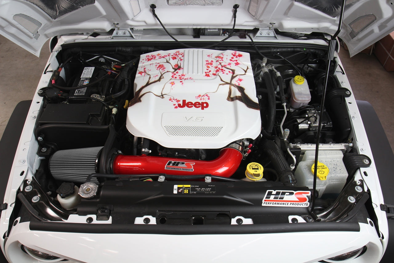 HPS Cold Air Intake: Jeep Wrangler JK 3.6L V6 2012 - 2018
