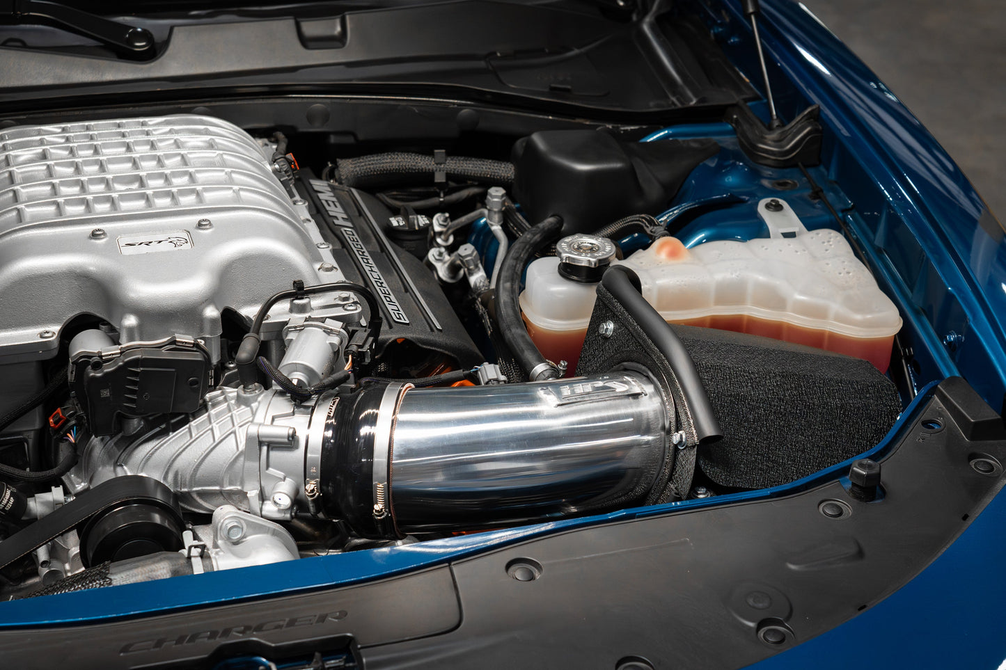 HPS Cold Air Intake: Dodge	Charger & Challenger 6.2L Hellcat 2017 - 2023