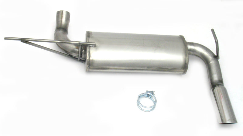 JBA Axle-Back Exhaust System (Single Rear Exit, 409 Stainless Steel): Jeep Wrangler JK 2007 - 2018 (3.6L & 3.8L V6)