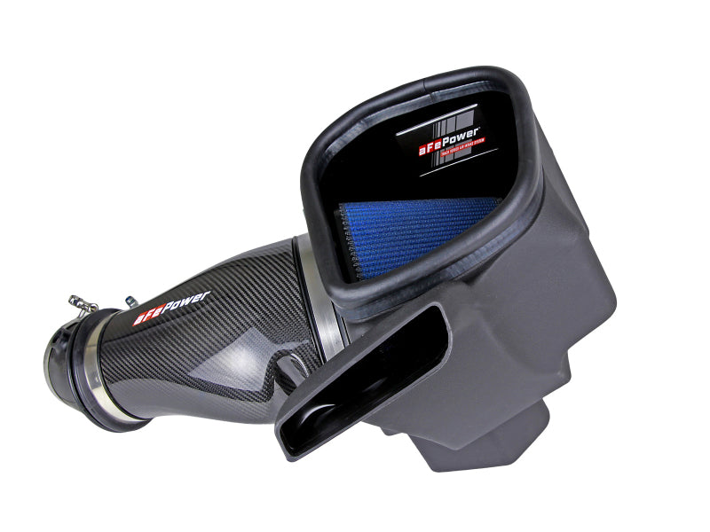 AFE Track Series Carbon Fiber Cold Air Intake System (w/Pro 5R Filter): Jeep 6.2L Trackhawk 2018 - 2021