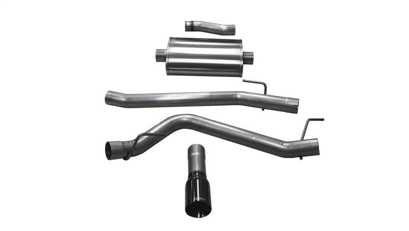 Corsa Sport Cat-Back Exhaust System (Side Exit w/ Black Tip): Jeep Gladiator 3.6L V6 2020 - 2025