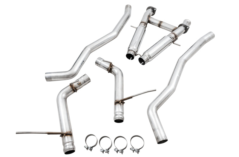 AWE Track Edition Cat-Back Exhaust (Reuses OEM Tips): Jeep Grand Cherokee 6.4L SRT & 6.2L Trackhawk 2012 - 2021