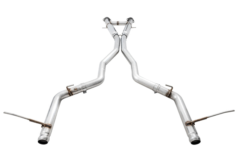 AWE Track Edition Cat-Back Exhaust (Reuses OEM Tips): Jeep Grand Cherokee 6.4L SRT & 6.2L Trackhawk 2012 - 2021