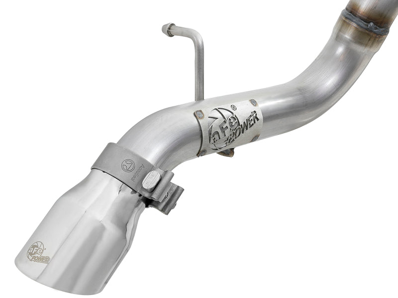 AFE MACH Force-Xp Axle-Back Hi-Tuck Exhaust System (Polished Tip): Jeep Wrangler JL 3.6L V6 2018 - 2025