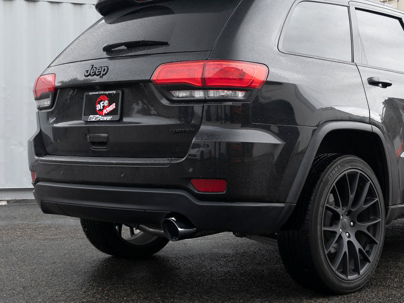 AFE MACH Force Cat-Back Exhaust System (w/Black Tip): Jeep Grand Cherokee 3.6L V6 2014 - 2021