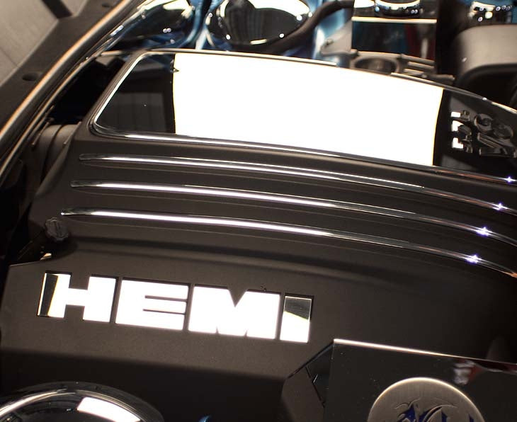 American Car Craft Brushed or Polished Hemi Letters (8pc): Chrysler 300C / Dodge Charger 2011 - 2024