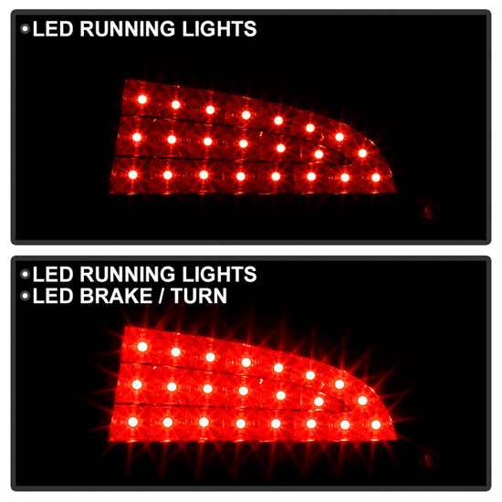 Spyder Black LED Tail Lights: Dodge Charger 2006 - 2008