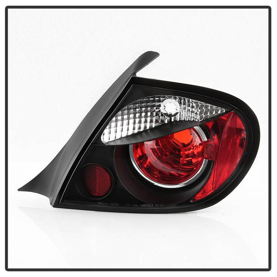 Spyder Black Euro Tail Lights: Dodge Neon 2003 - 2005 (Incl SRT-4)