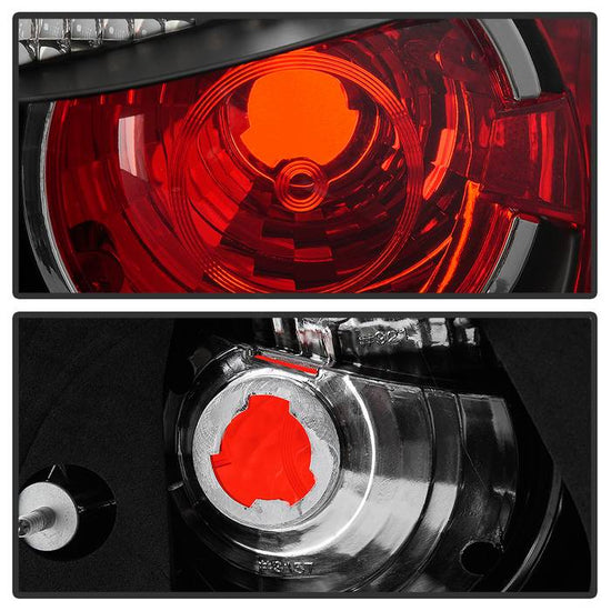 Spyder Black Euro Tail Lights: Dodge Neon 2003 - 2005 (Incl SRT-4)