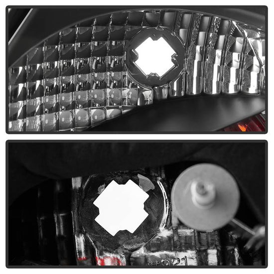 Spyder Black Euro Tail Lights: Dodge Neon 2003 - 2005 (Incl SRT-4)