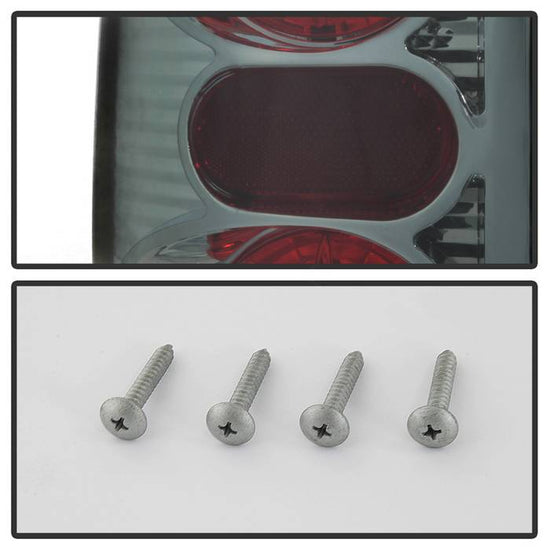 Spyder Smoke Euro Tail Lights: Dodge Ram 2002 - 2006 (All Models)