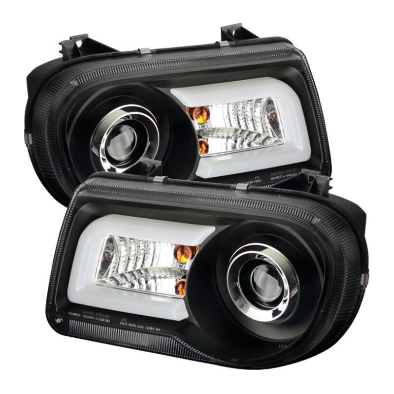 Spyder LED DRL Projector Headlights (Black): Chrysler 300C 2005 - 2010