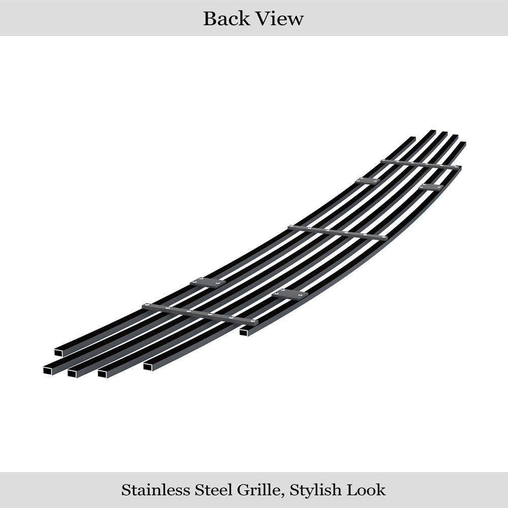 APS Black Stainless Lower Billet Grille: Dodge Dakota & Durango 1997 - 2004
