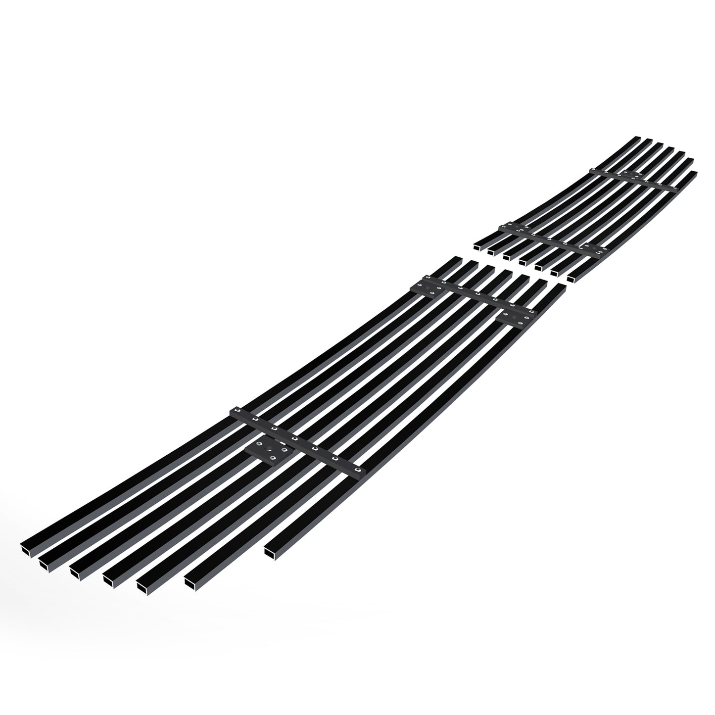 APS Black Stainless Lower Billet Grille (WITH Adaptive Cruise Control): Dodge Challenger 2015 - 2023