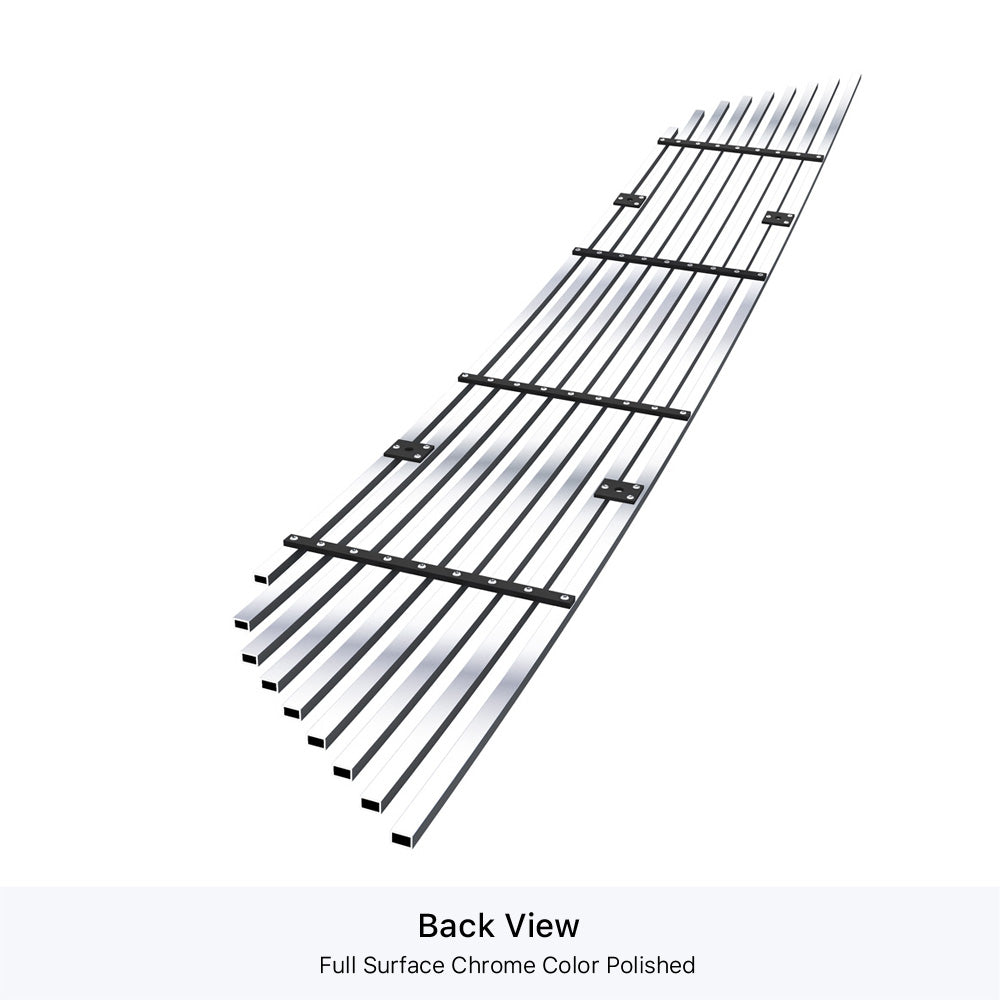 APS Polished Stainless Lower Billet Grille (w/OUT Adaptive Cruise Control): Dodge Durango 2014 - 2017