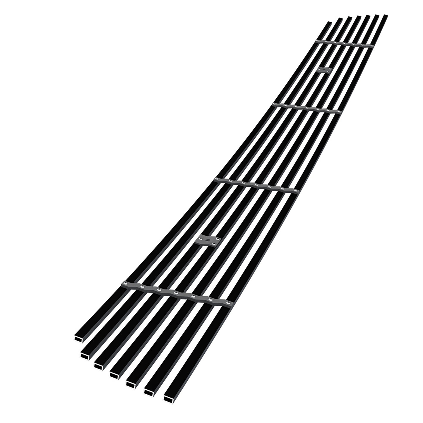 APS Black Stainless Lower Billet Grille: Dodge Durango 2011 - 2013