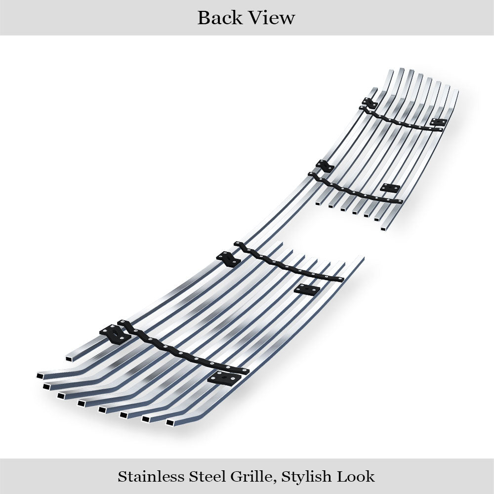 APS Polished Stainless Lower Billet Grille (WITH Adaptive Cruise Control): Dodge Durango 2018 - 2020