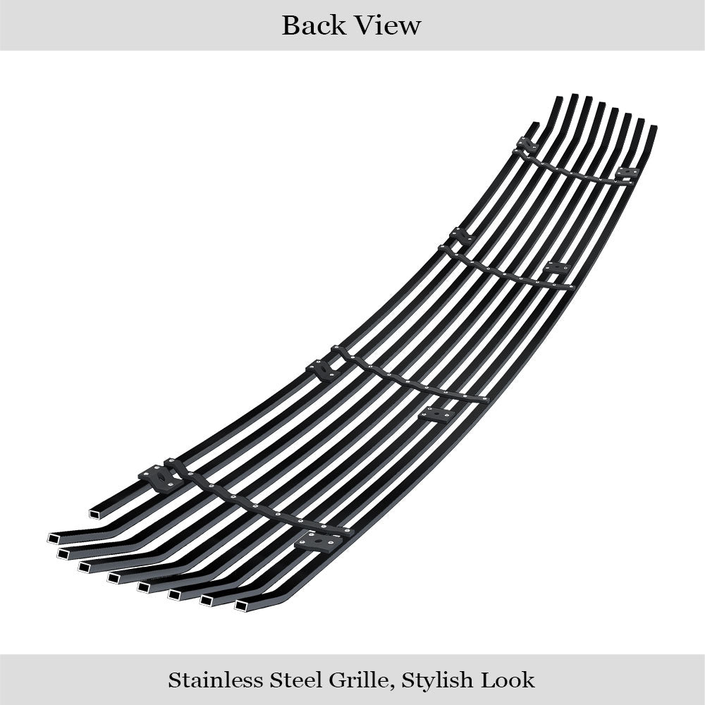 APS Black Stainless Lower Billet Grille: Dodge Durango 2018 - 2020