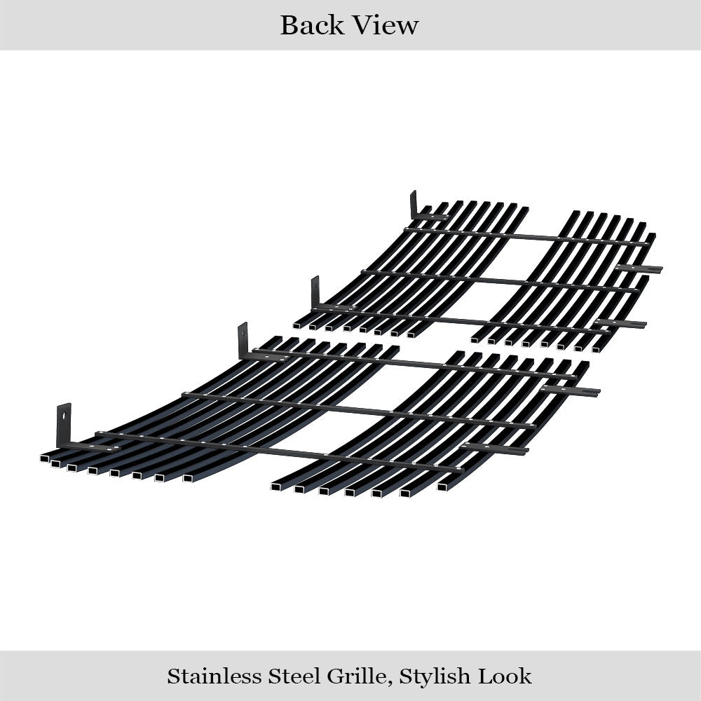 APS Black Stainless Upper Billet Grille (Version 1): Dodge Ram 2002 - 2005