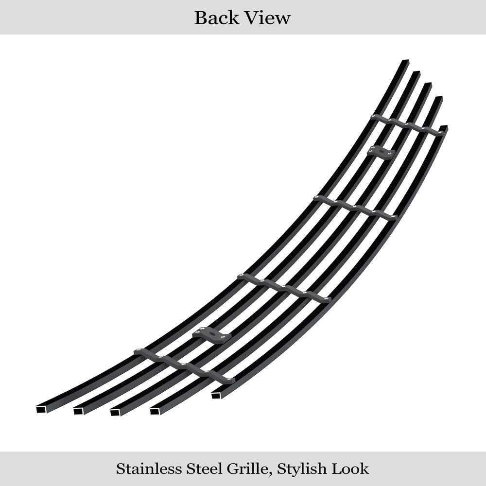 APS Black Stainless Lower Billet Grille (w/OUT Adaptive Cruise Control): Chrysler 300 2015 - 2024