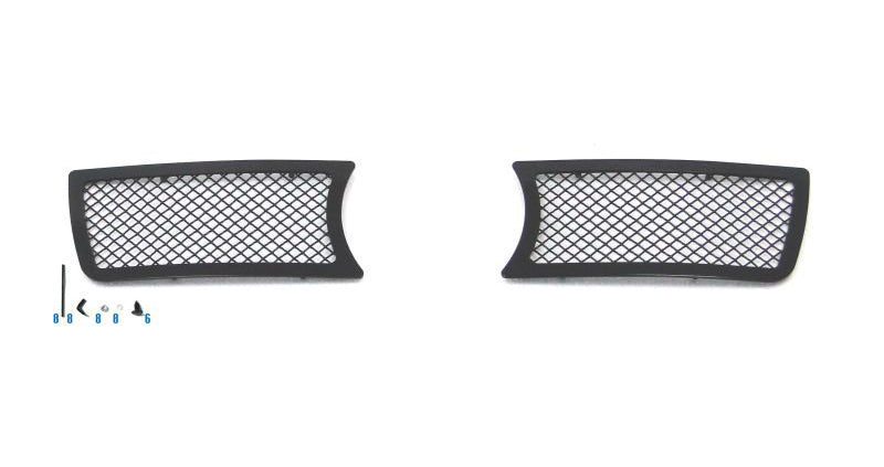 APS Black Stainless Lower Mesh Grille: Chrysler 300C 2005 - 2010