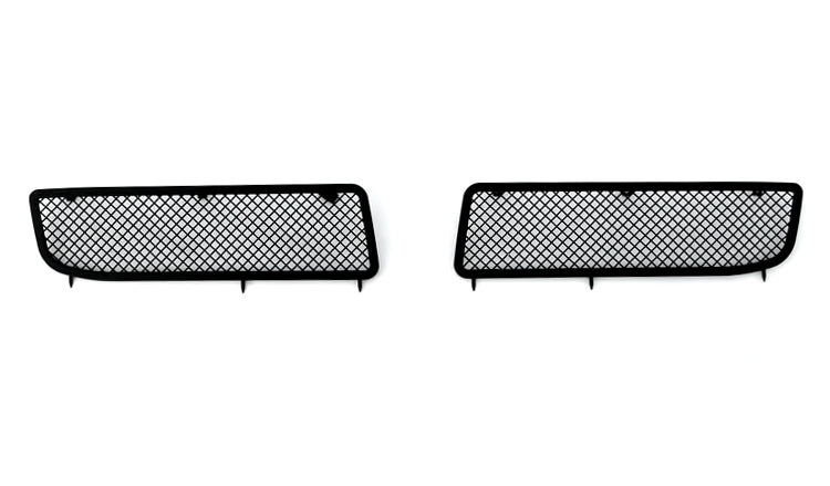 APS Black Stainless Lower Mesh Grille (w/ Fog Lights Covered): Chrysler 300C 2005 - 2010