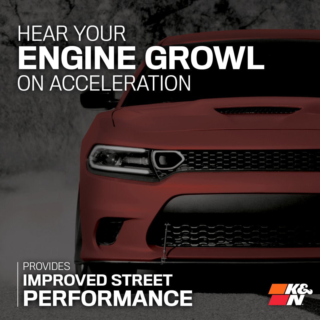 K&N 57 Series Cold Air Intake: 300, Challenger & Charger 6.4L 392 2011 - 2024