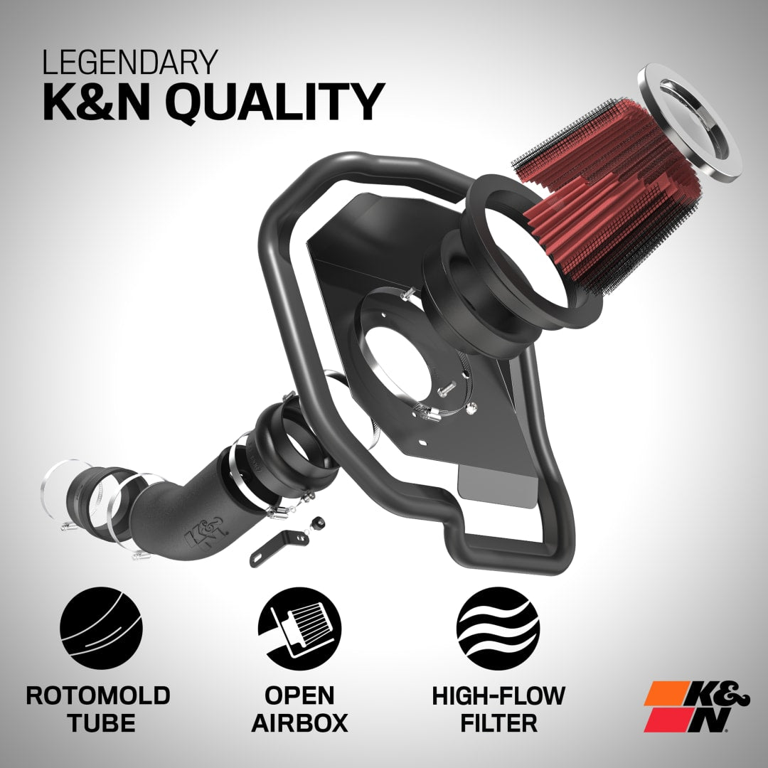 K&N 57 Series Cold Air Intake: 300, Challenger & Charger 6.4L 392 2011 - 2024