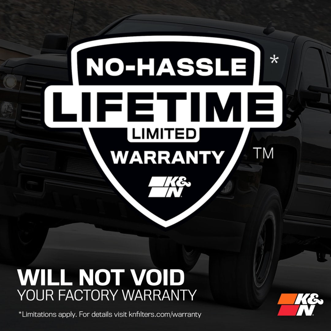 K&N 77 Series Cold Air Intake: Jeep Wrangler (18-25) / Jeep Gladiator (20-25) 3.6L V6