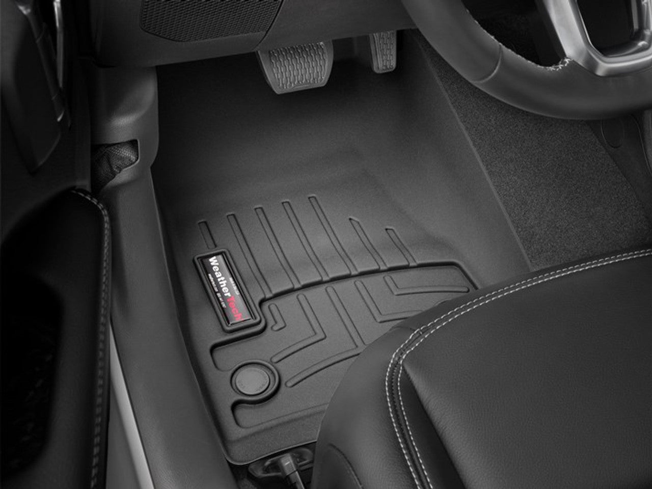 WeatherTech FloorLiner Front & Rear Floor Mats (Black): Ram Crew & MegaCab 2012 - 2018 (1500, 2500, 3500)