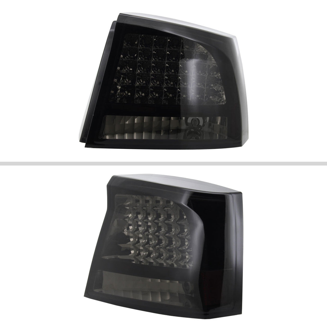 Spec D LED Tail Lights (Dark Smoke): Dodge Charger 2006 - 2010