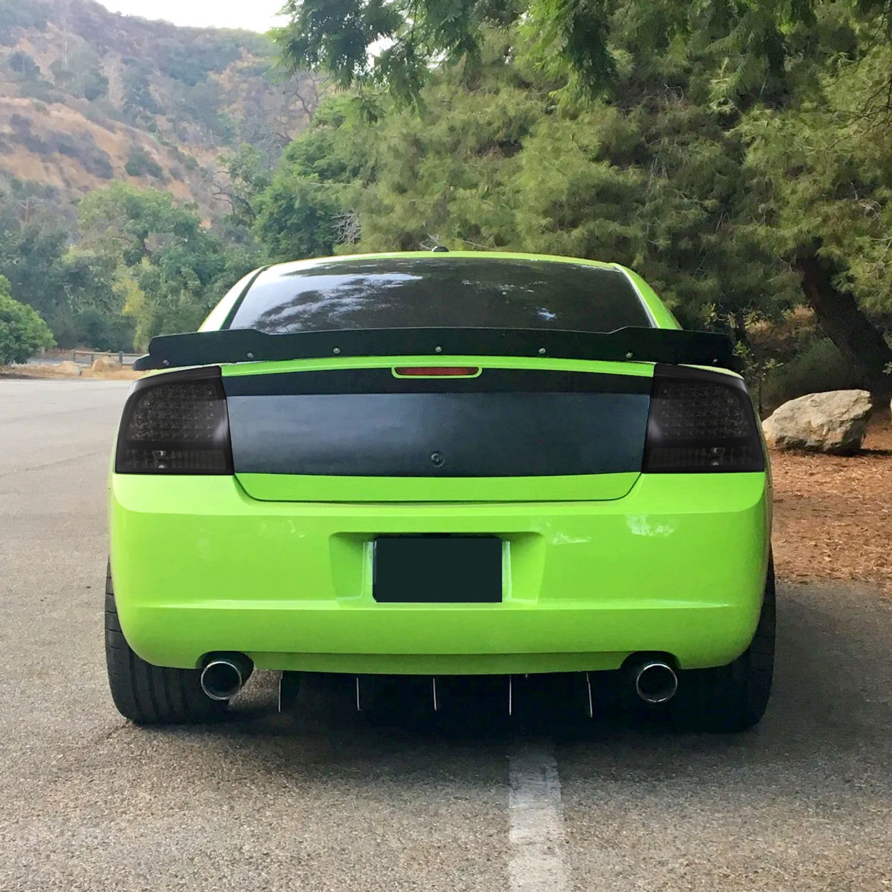 Spec D LED Tail Lights (Dark Smoke): Dodge Charger 2006 - 2010